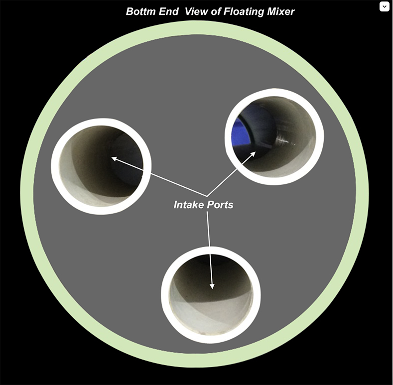 DO2E Floating Mixer Bottom View